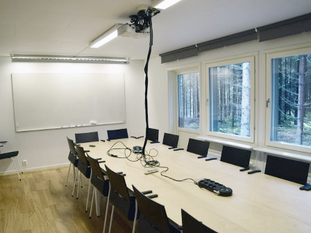 Class room in the station building