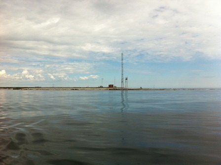 view to Östergarnsholm from sea